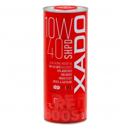 Моторна олива XADO Atomic Oil 10W-40 SHPD (SL/CI-4) RED BOOST напівсинтетична